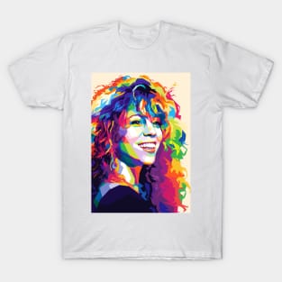 Mariah Carey Wpap Pop Art T-Shirt